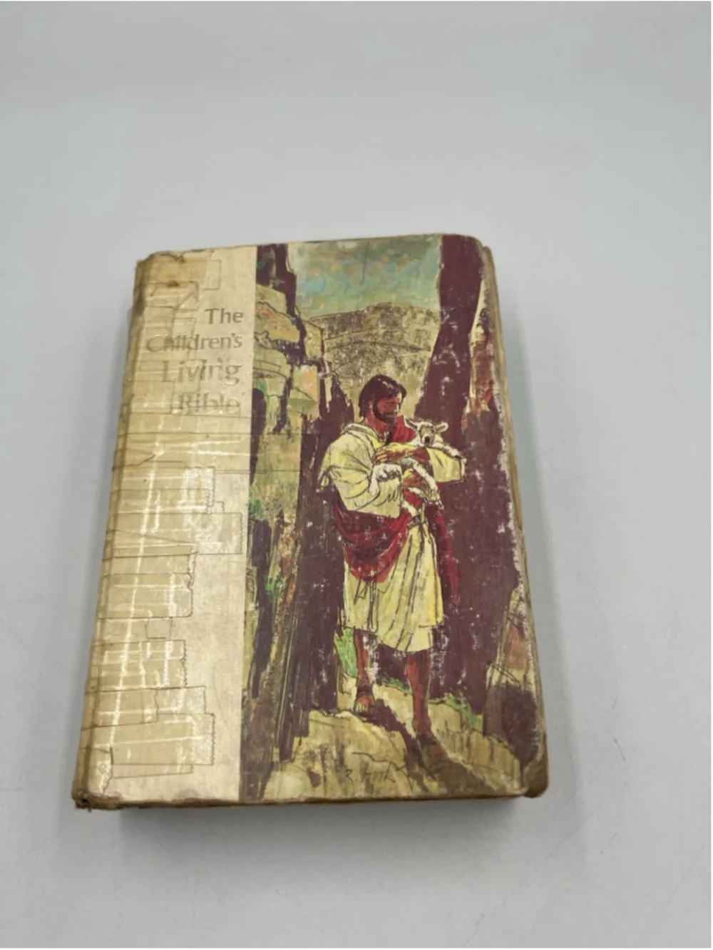 Vtg 1973 The Childrens Living Bible Paraphrased Original Box Tyndale House SEE